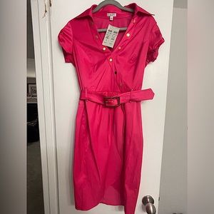 NWT Raspberry satin dress 💕✨